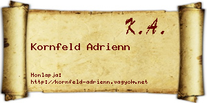 Kornfeld Adrienn névjegykártya